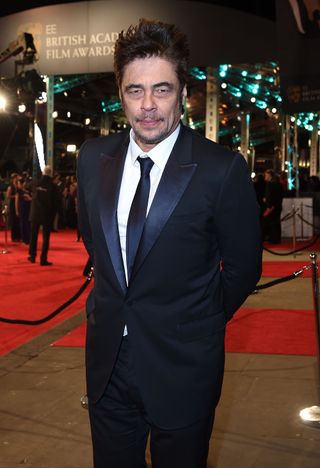 Benicio Del Toro At The BAFTA Awards 2016