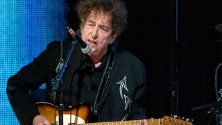 Bob Dylan performs in concert during Farm Aid at Ruoff Home Mortgage Music Center on September 23, 2023 in Noblesville, Indiana.