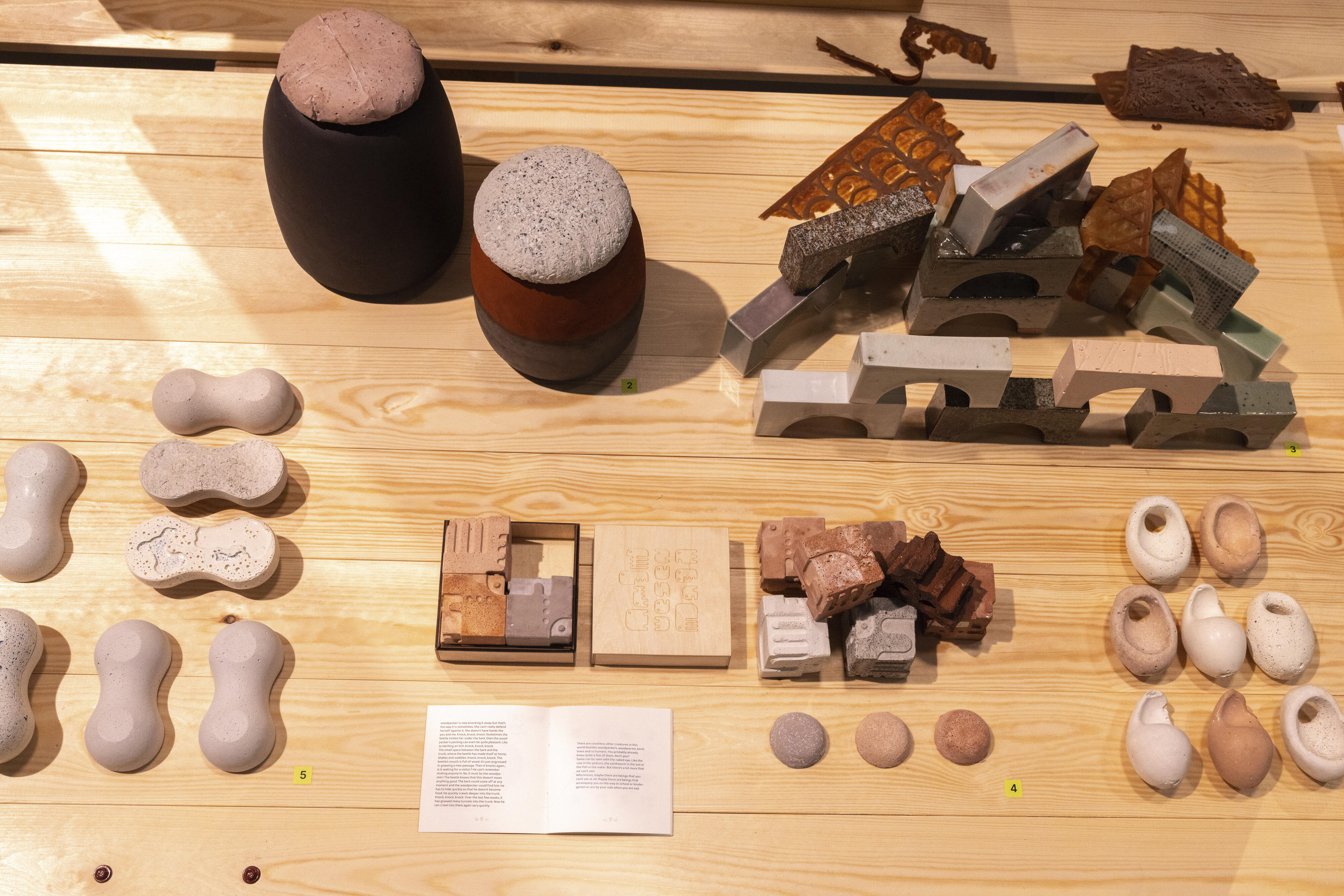 view of Designs for a Cooler Planet exhibition in Helsinki