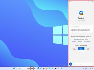 Windows 11 Copilot early UI