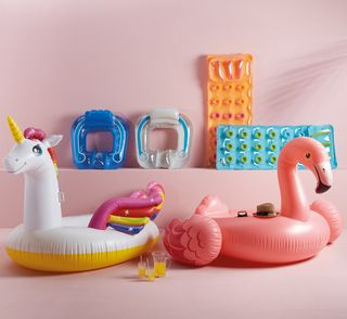 aldi Inflatable animal slounger ring assortment