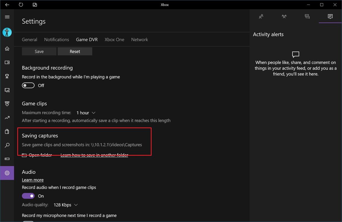 How to change Windows 10's Game DVR Captures folder location | Windows ...