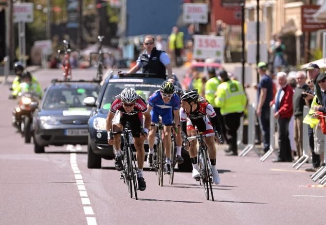 The breakaway opens up the sprint into Glengarriff