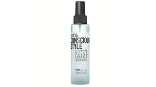 A bottle of KMS Conscious Style Cleansing Mist.