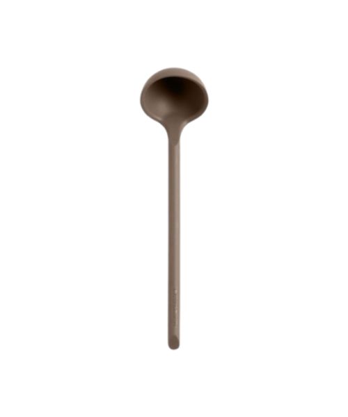 Mushroom Brown Silicone Ladle