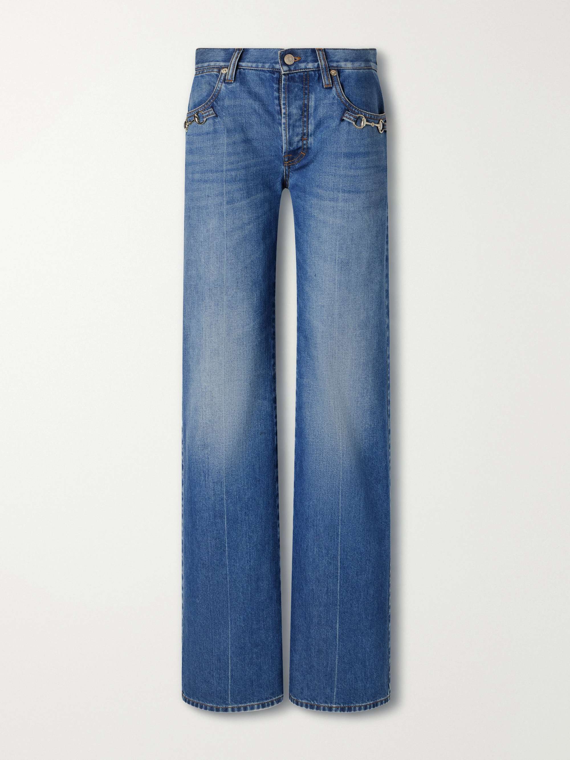 Low-Rise Bootcut Jeans