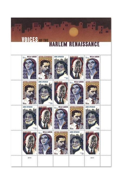 USPS Voices of the Harlem Renaissance Stamps