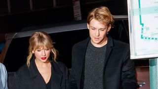 Joe Alwyn and Taylor Swift attend Zuma, New York City in 2019