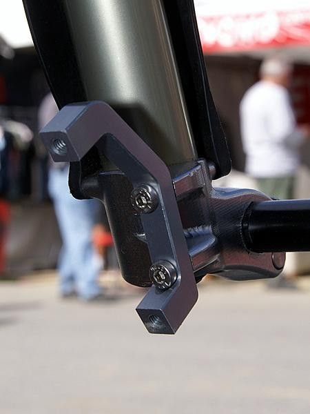 Post-mount brakes on the new Dorado MRD should make for easy brake adjustments.