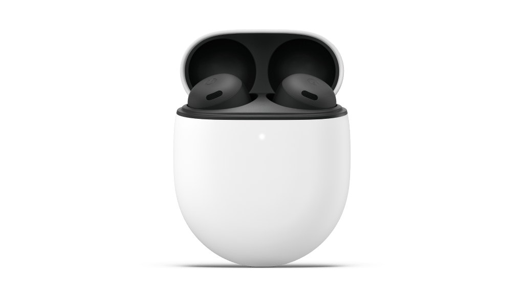 Google Pixel Buds Pro valkoista taustaa vasten