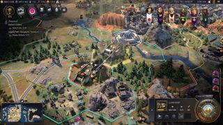 Tank combat in Sid Meier's Civilization 7.