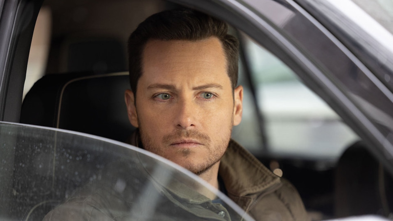 Chicago P.D. alum Jay Halstead sitting in a car in the Chicago Med episode of One Chicago's 2026 crossover event