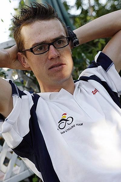 Nick Nuyens kicks back and relaxes.