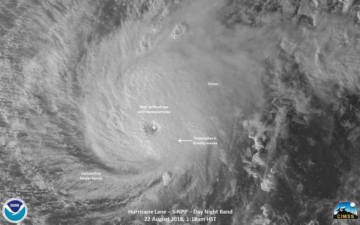 Hurricane Lane in Photos Massive Storm as Seen from Space Space