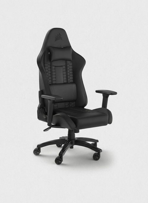 TC100 Gaming Chair | Leatherette | Black
