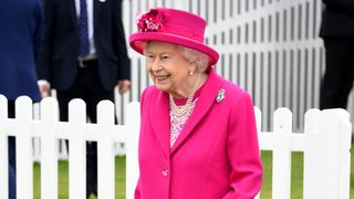 Queen Elizabeth II attends the OUTSOURCING Inc. Royal Windsor Cup Final