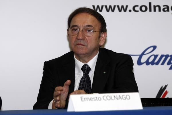 Ernesto Colnago, the founder of the legendary manufacturer.