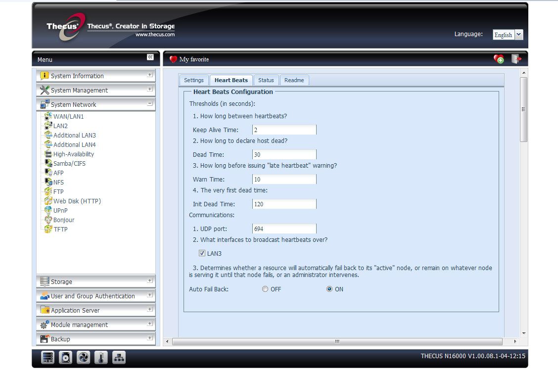 High availability across two appliances is supported and the third Gigabit Ethernet port is used for heartbeat monitoring bet