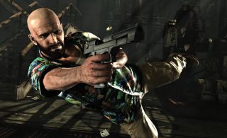 Max Payne, leaping and shooting