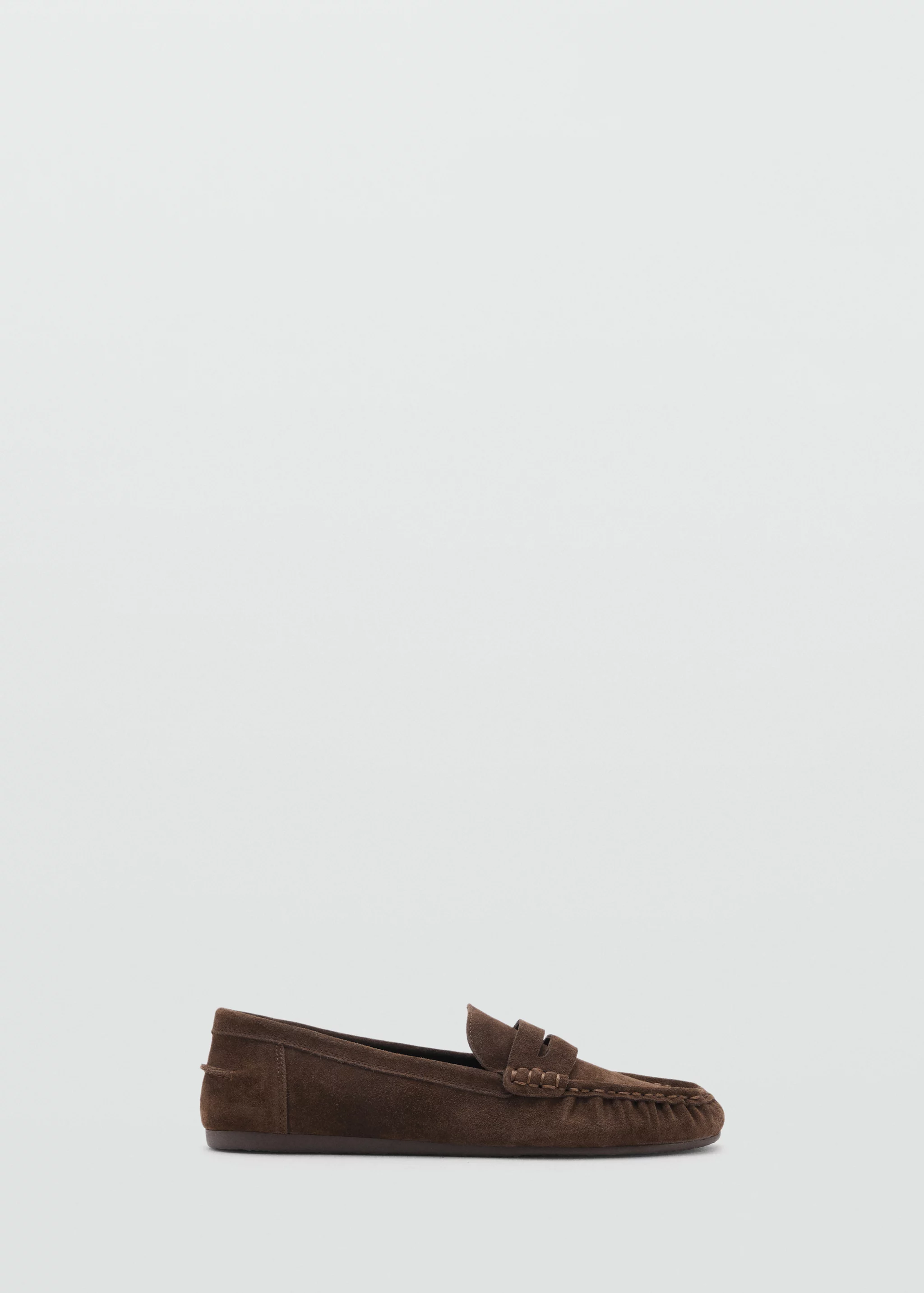 Suede Penny Loafers - Women | Mango Usa
