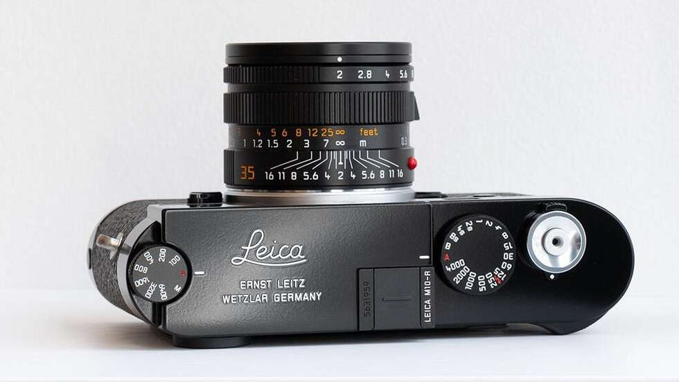 Leica M10-R Black Paint edition top plate