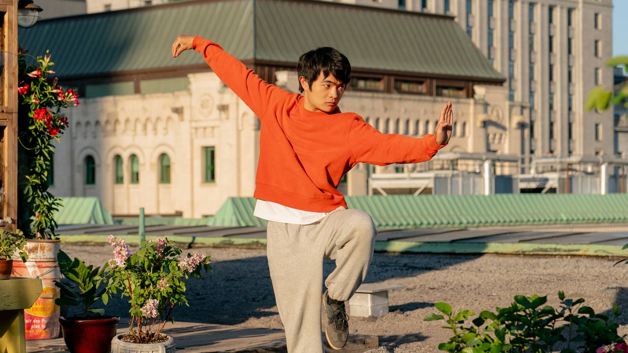 Ben Wang in "Karate Kid: Legends" movie (2025)