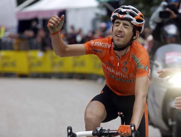 Mikel Nieve (Euskaltel-Euskadi) spent almost seven and a half hours in the saddle.