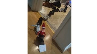 Elf on the shelf naughty ideas with shelf in different positions