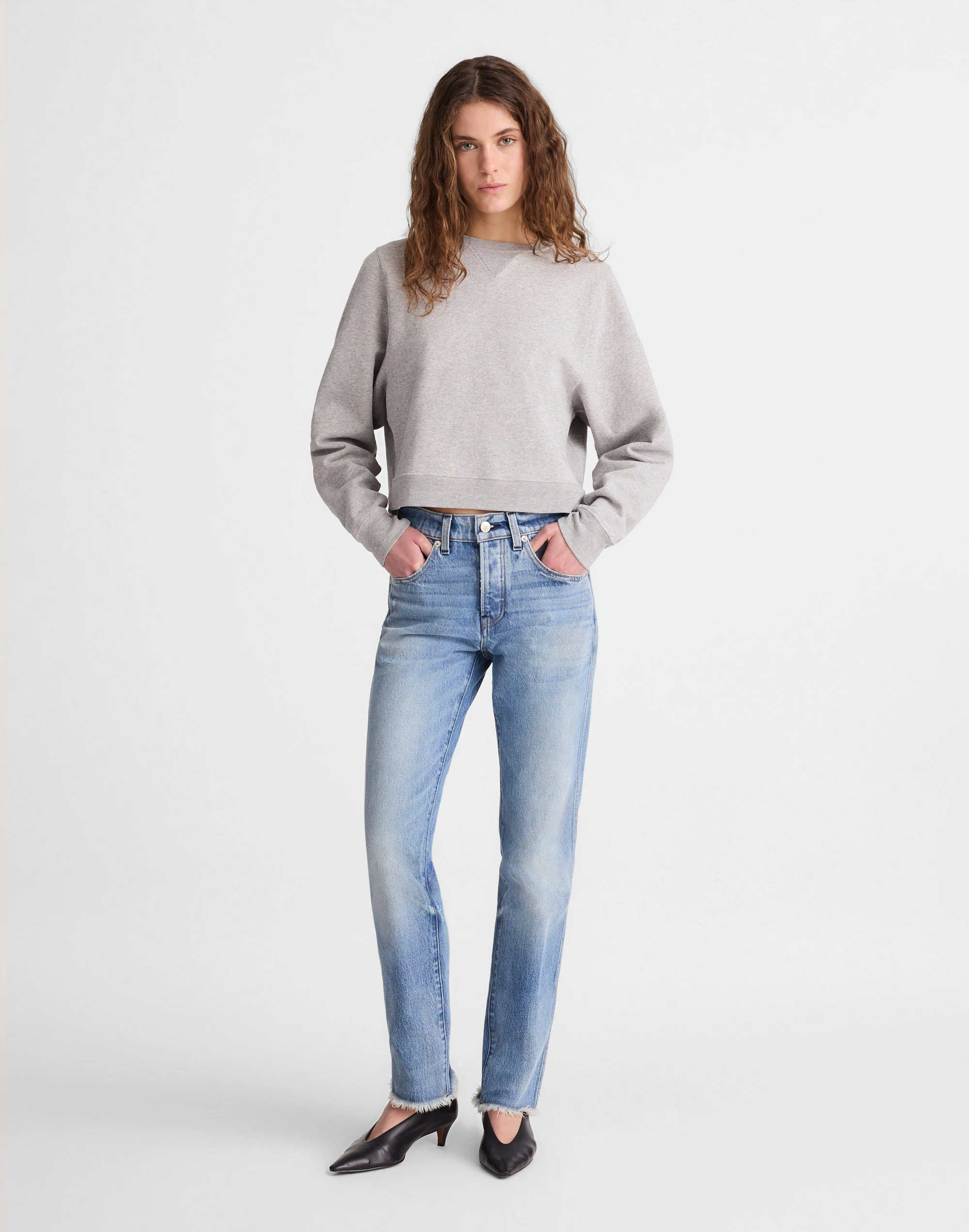 Madewell X Benjamin Talley Smith the Putney Mid-Rise Straight Jean