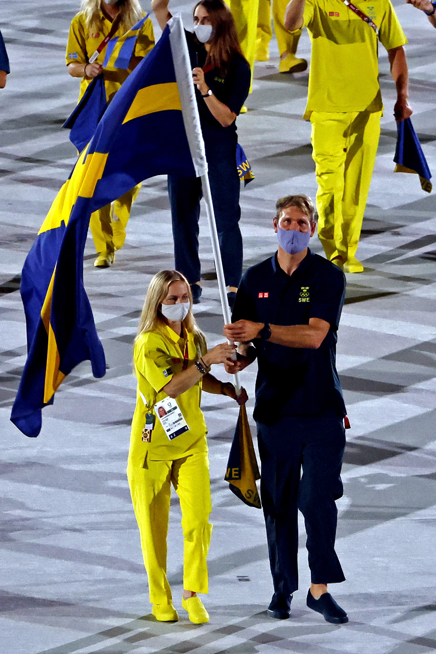 Tokyo Olympics opening ceremony flagbearers: Sweden&amp;rsquo;s Sara Algotsson Ostholt and Max Salminen