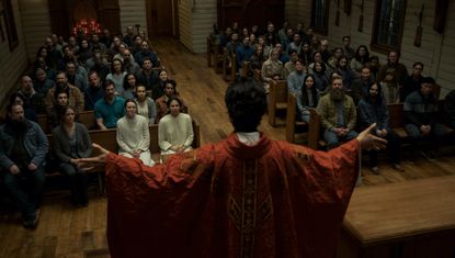 shot of church in midnight mass netflix