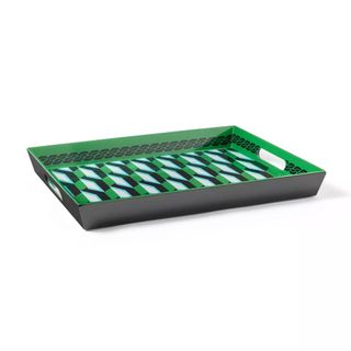 Arrow Geo Green Melamine Rectangle Serving Tray - DVF for Target