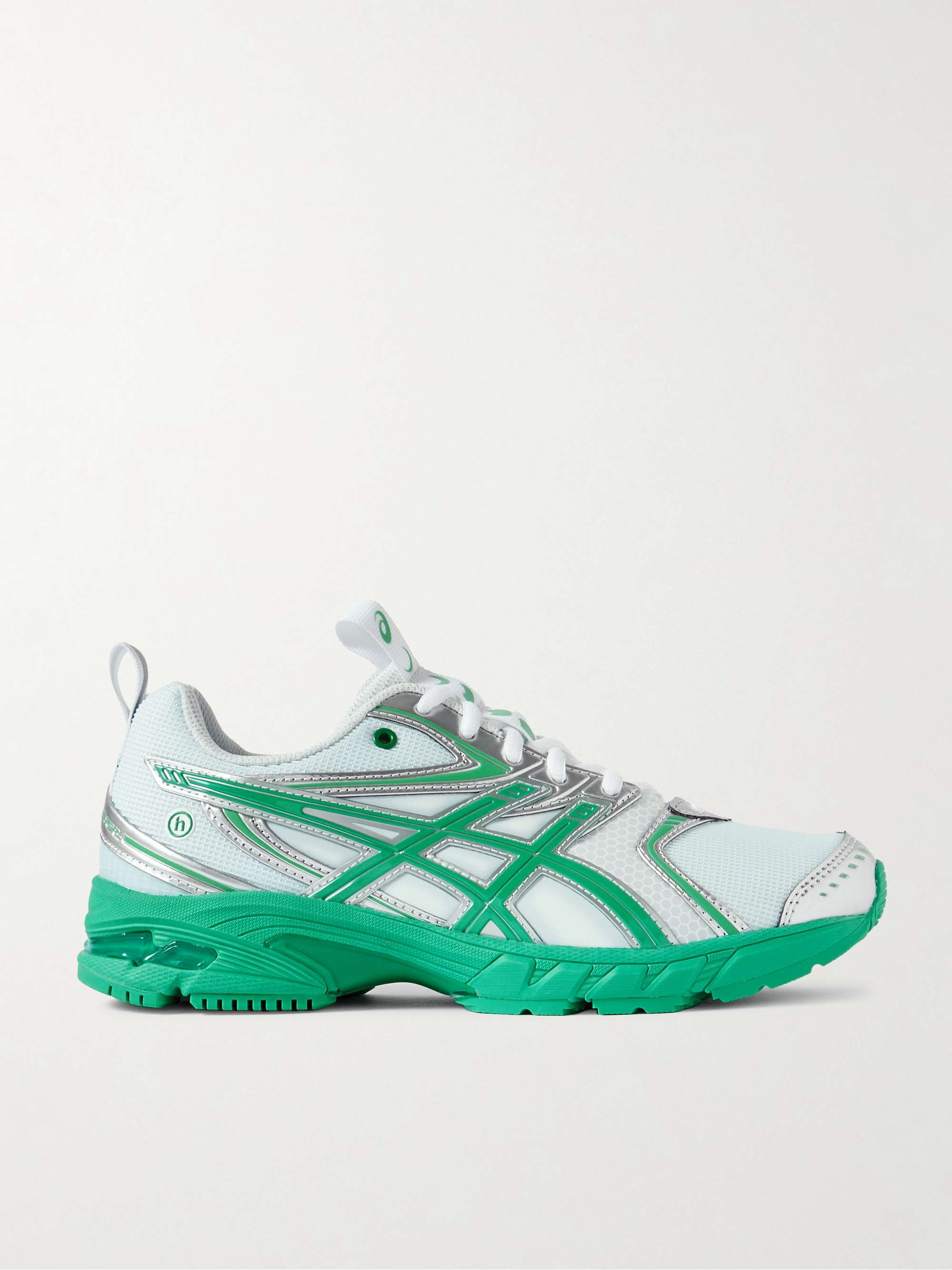 Asics , + HIDDEN.NY GEL-DS 14 metallic rubber-trimmed mesh sneakers