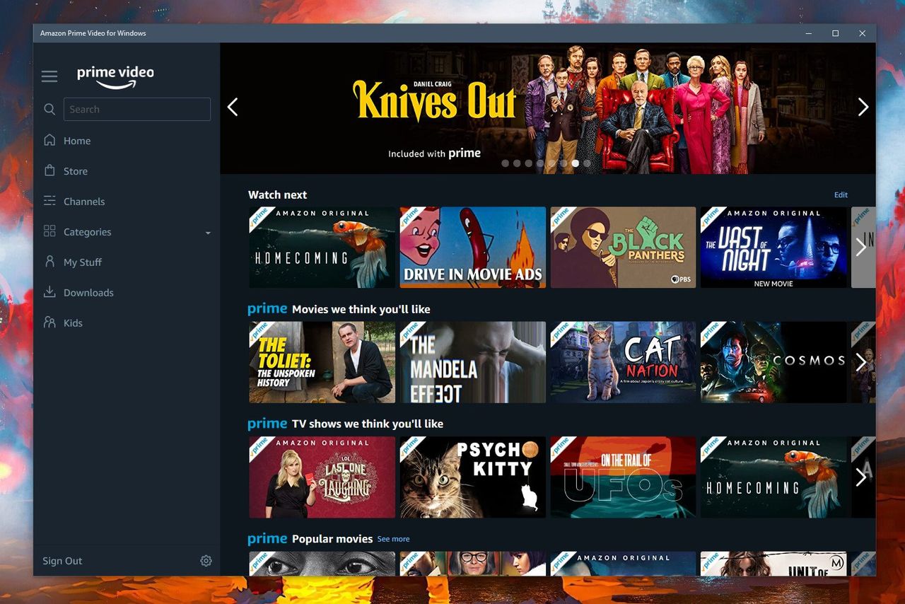 Amazon Prime App Windows