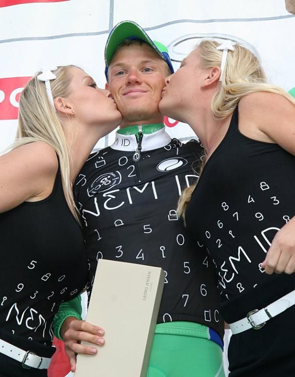 Troels R&oslash;nning Vinther (Team Capinordic) leads the mountains points.