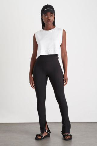 High Waist Split Hem Legging 205