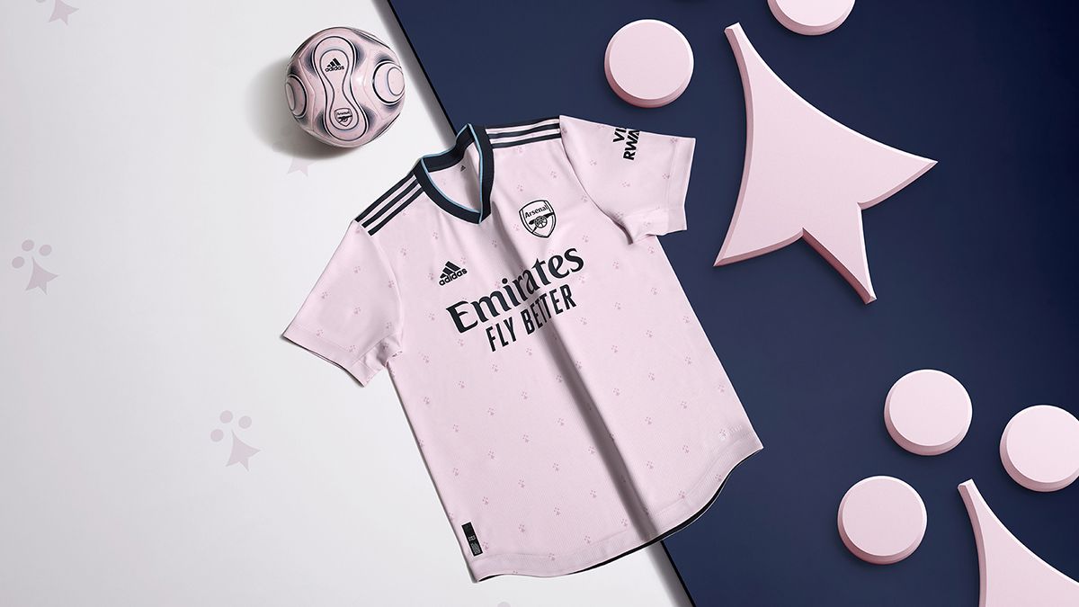 New pink Arsenal third kit 2022/23