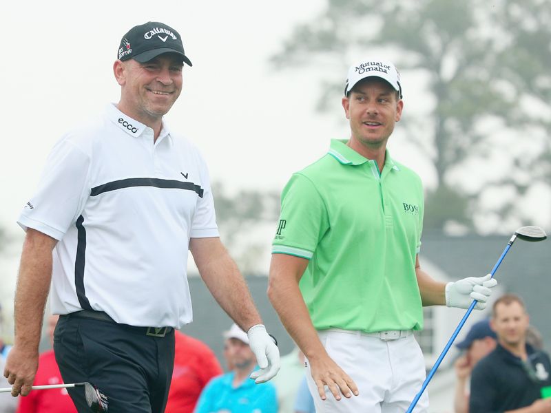 Henrik Stenson and Thomas Bjorn