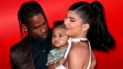 Travis Scott, Kylie Jenner and their baby Stormi