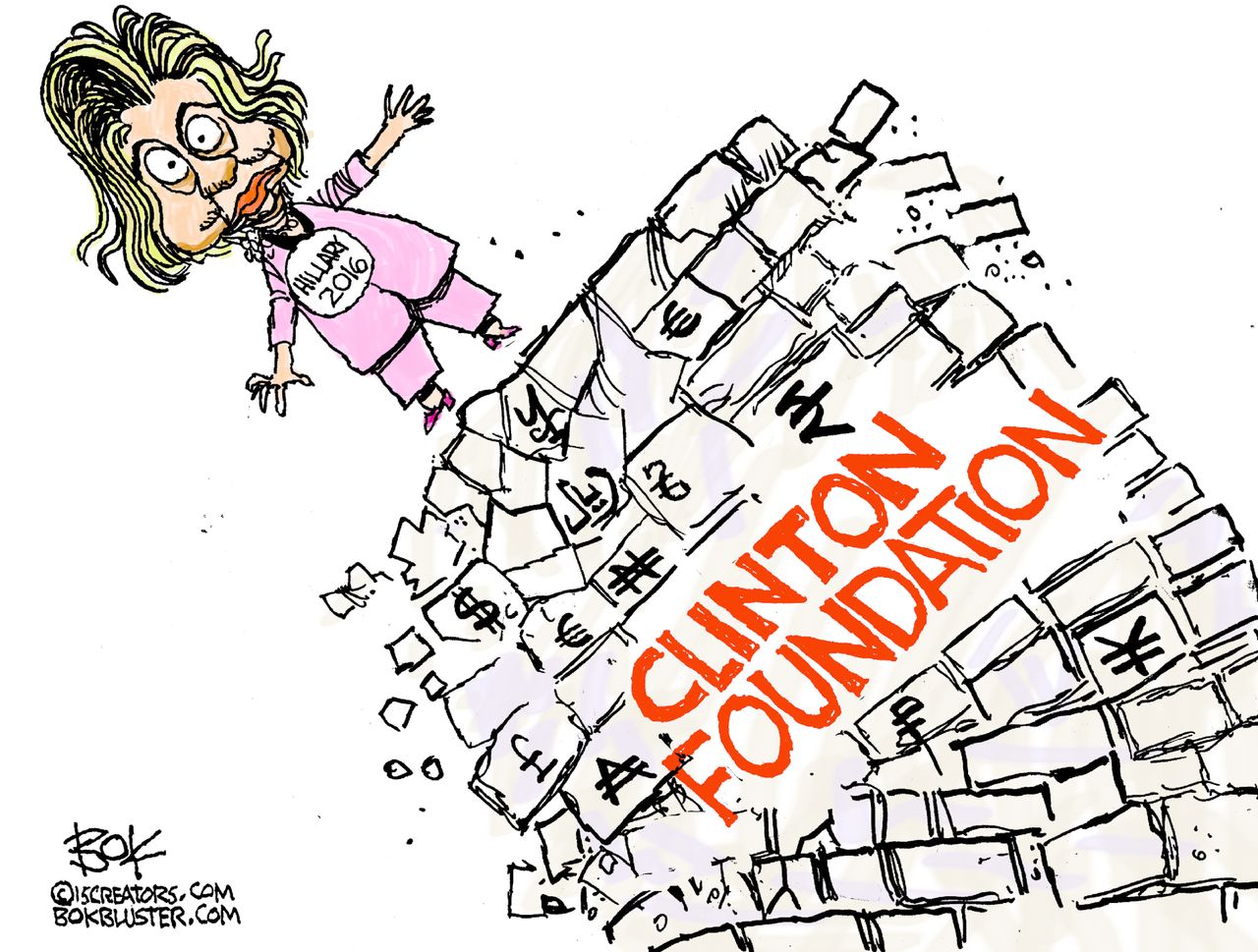 Political cartoon U.S. Hillary Clinton