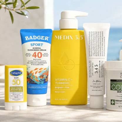 selection of suncare products from iHerb