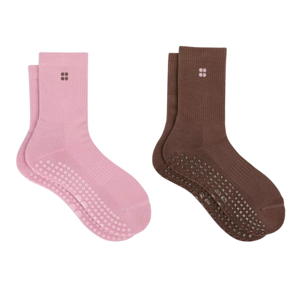 sweaty betty Pilates Crew Gripper Socks 2 Pack