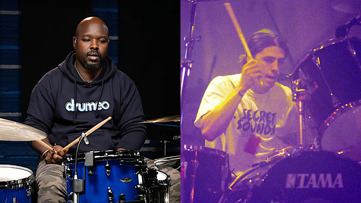 "I never realised how funky Dave was!": Watch a jazz professor at elite music school Juilliard try to play Dave Grohl's drum parts on Nirvana classic In Bloom without having ever heard the song