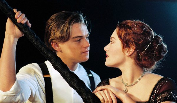 Leonardo DiCaprio and Kate Winslet in Titanic