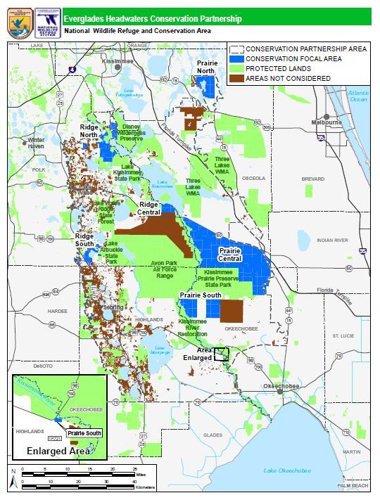 map of proposed everglades headwaters national wildlife refuge and conservation area