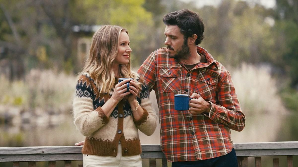 Kristen Bell and Adam Brody in the Netflix Original Series Nobody Wants This 