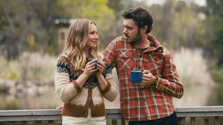 Kristen Bell and Adam Brody in the Netflix Original Series Nobody Wants This 