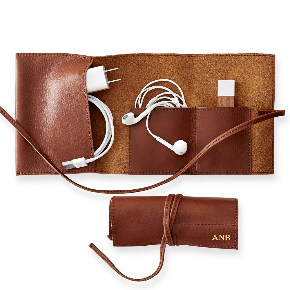 leather charger holder