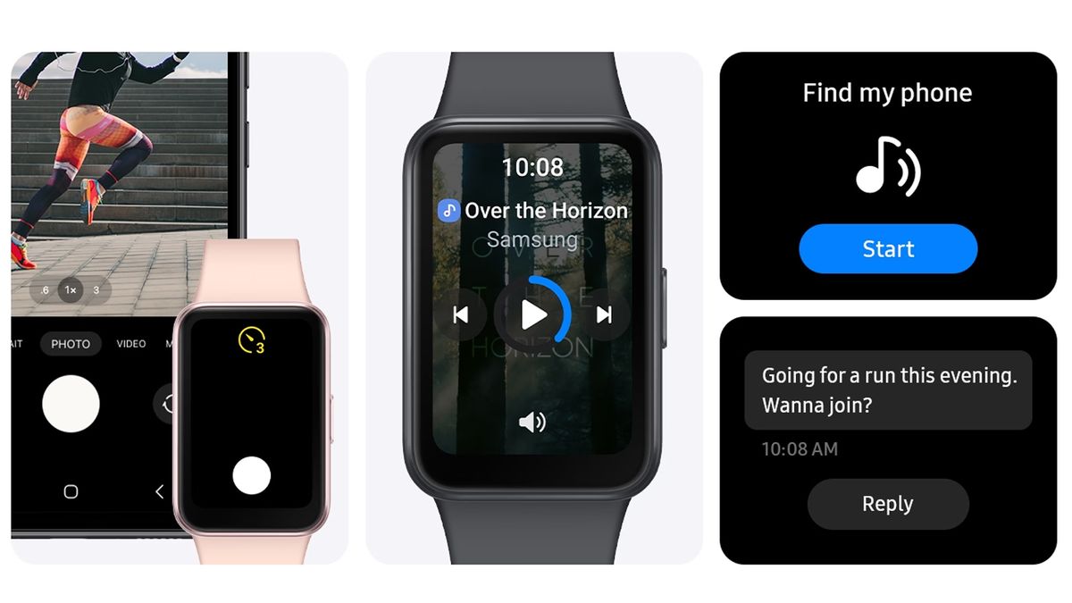 The Samsung Galaxy Fit 3 fitness tracker