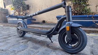 Pure Air Go electric scooter folded
